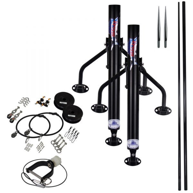 Reelax Reef Black Ed 550 Outrigger 3K Carbon Poles Kit 5.5m