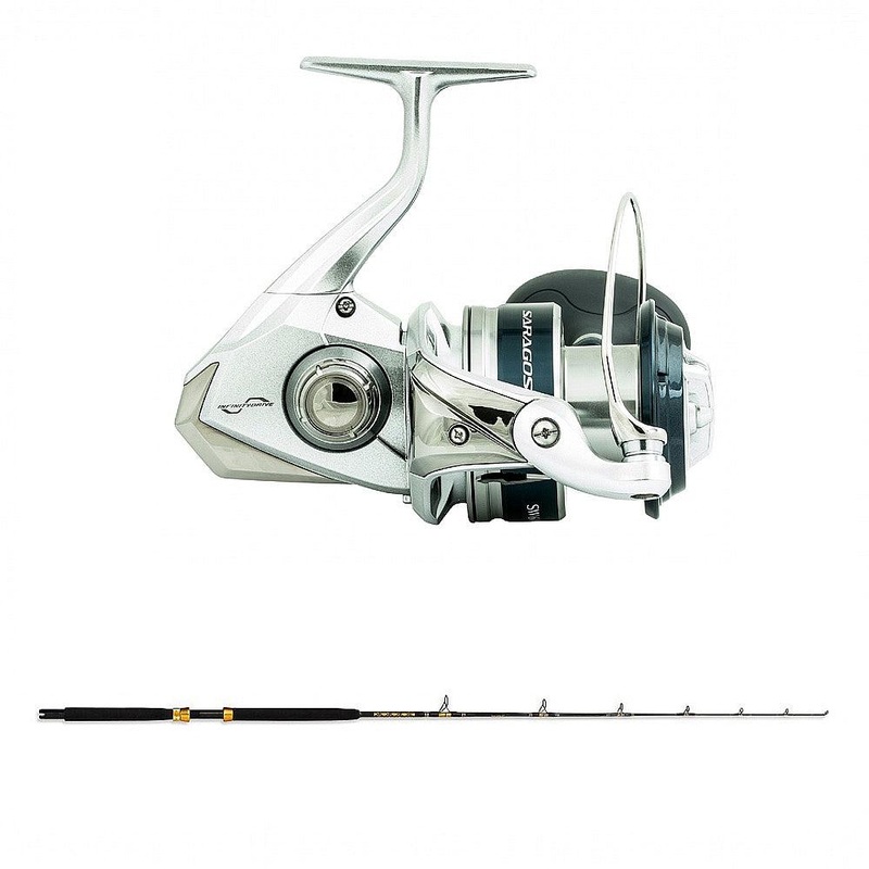 Shimano SARAGOSA SW A 6000HG with STSP 15-50 7′ CHAOS Gold Combo