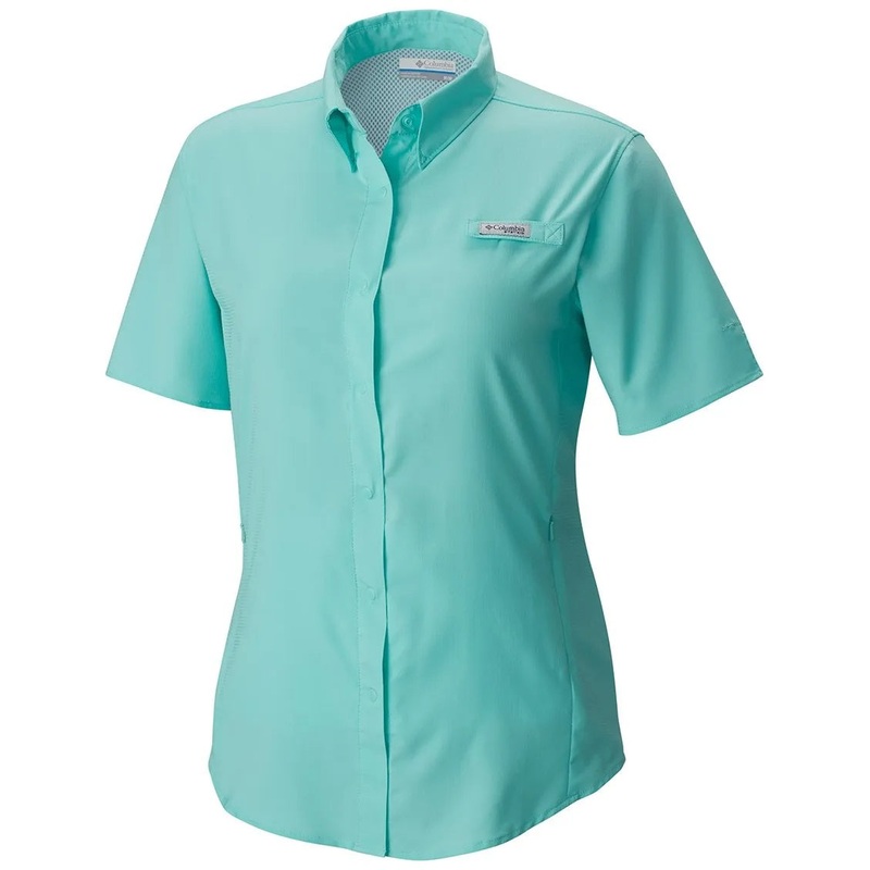 Columbia PFG Tamiami II Short Sleeve Womens Shirt Pixie Large