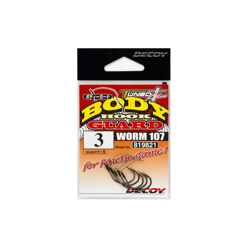 Hooks – Decoy – Worm 107 Body Hook #1/0 (5pcs)