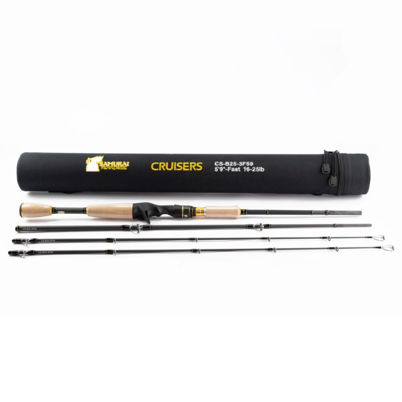 Samurai Cruisers Baitcast 5FT 9IN 20-35LB 3PC
