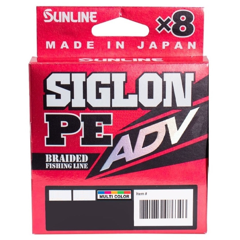 Sunline Siglon PEx8 ADV Braided Fishing Line Multi Colour 150m 10lb