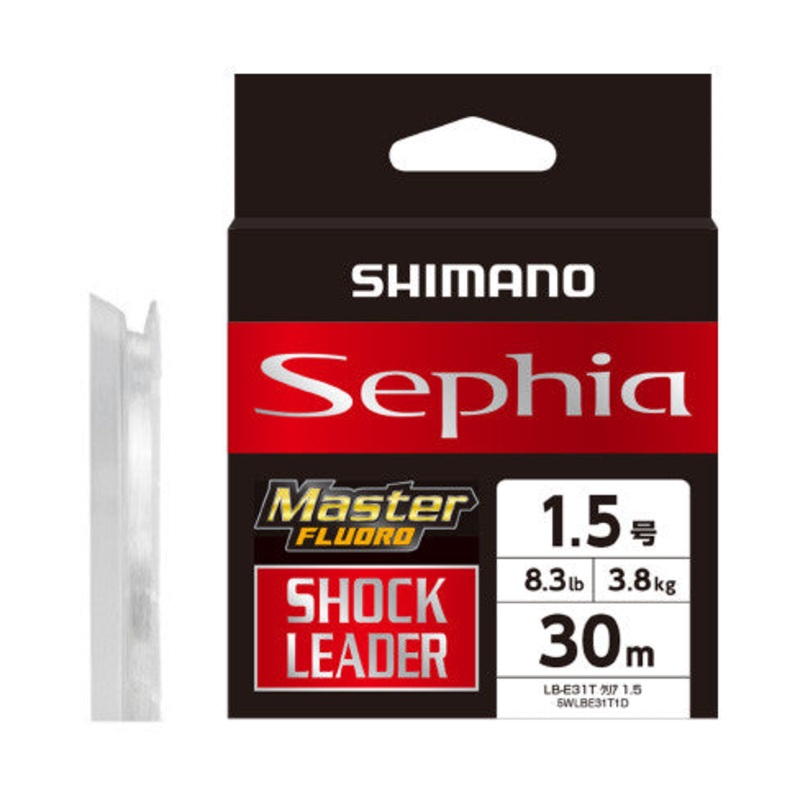Shimano Sephia Master Fluoro Fluorocarbon Shock Leader 30m LB-E31T #1.5
