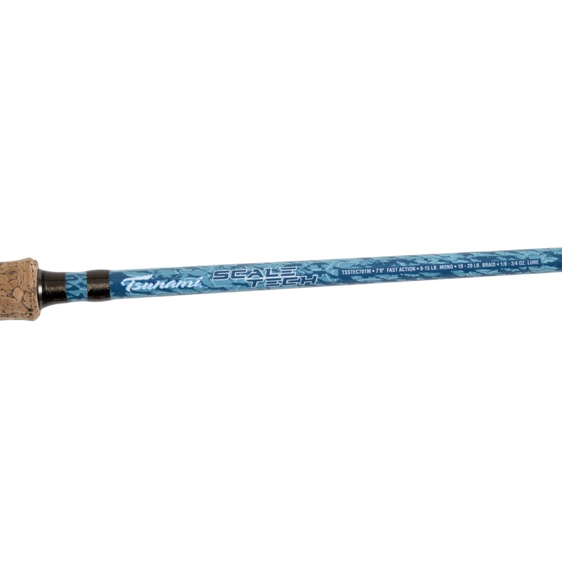 Tsunami Scale Tech Spinning Rods TSSTEC701ML
