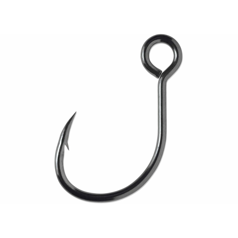 VMC 7237 Coastal Black Inline Single 1X Fishing Hook 6 – 10pk