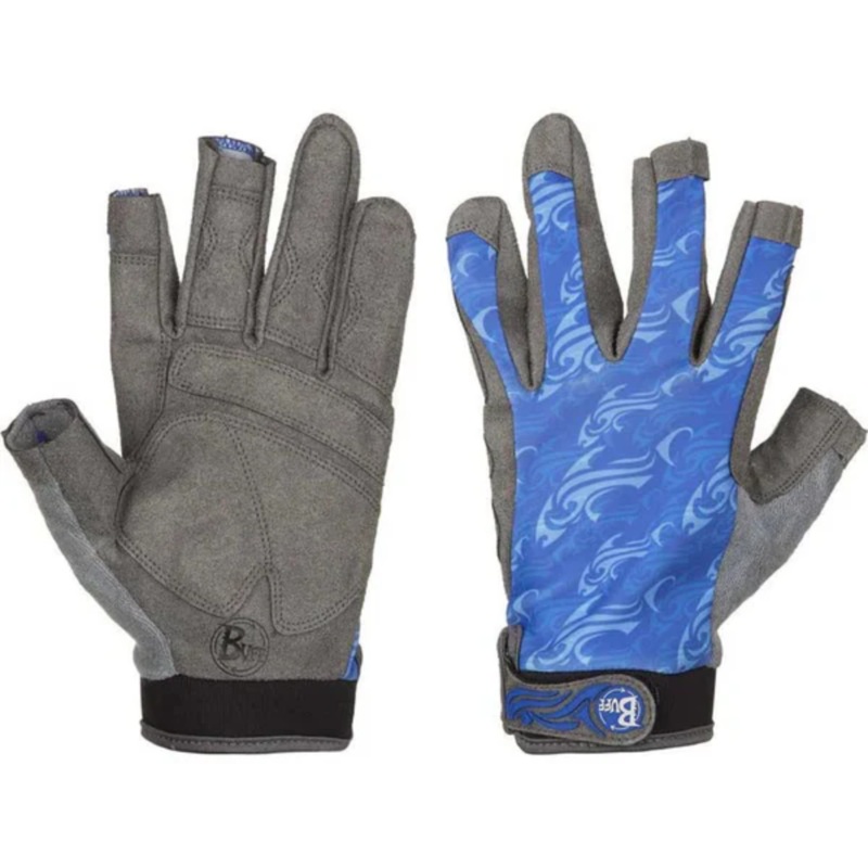 Buff Fighting Work Billfish Gloves L/XL BLUE