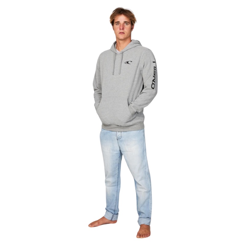 O’Neill Clean Hoodie S Washed Light Grey