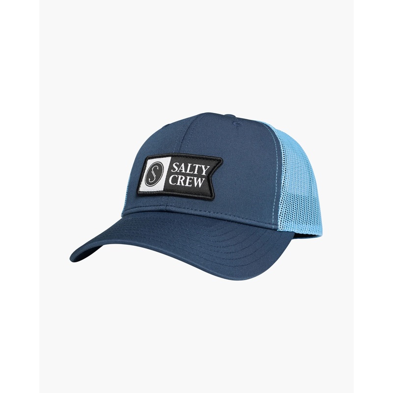 Salty Crew Pinnacle 2 Retro Trucker Slate Blue