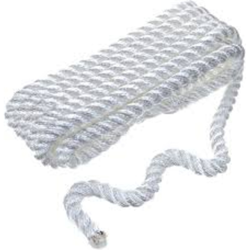 Seachoice 3 Strand Twisted Nylon Dock Line 3/8″ x 25FT