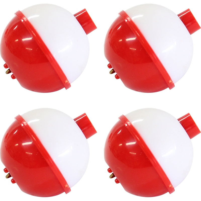 Sure Catch Red and White Round Plastic Float .75inch red/white