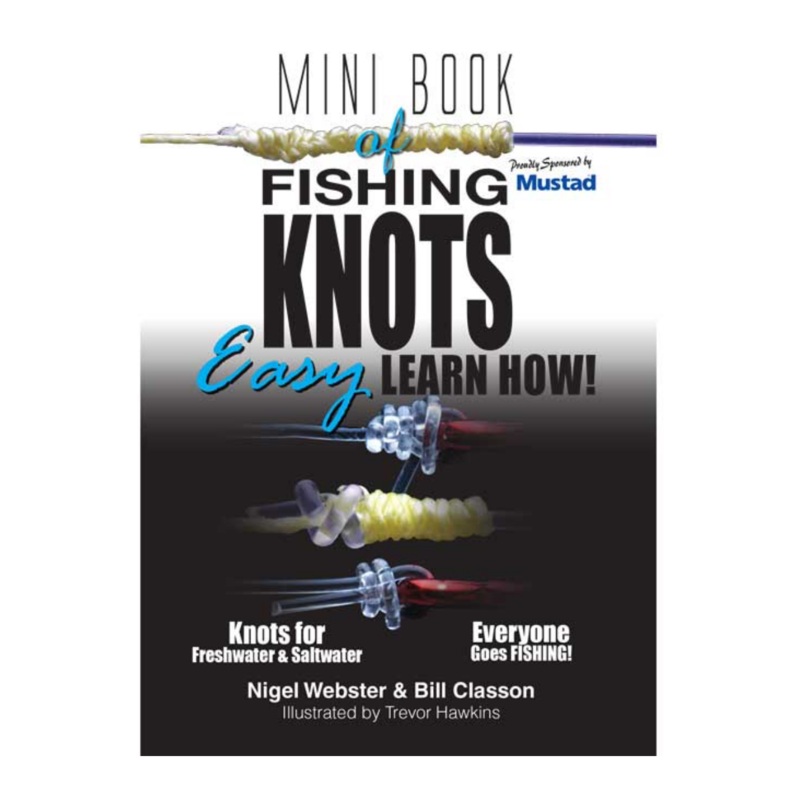 AFN Mini Book of Fishing Knots Waterproof Spiral Bound