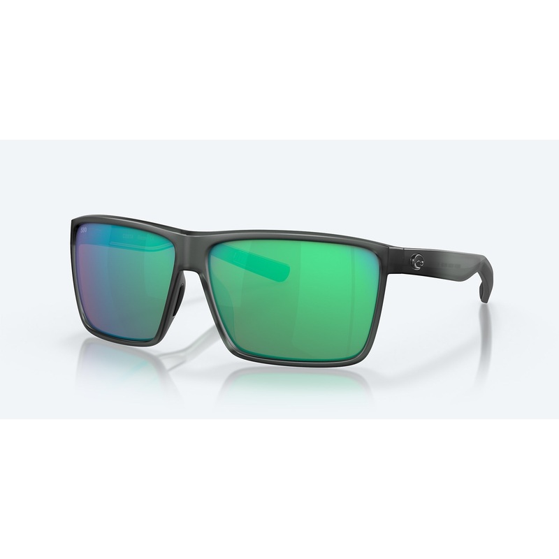 Costa Rincon Polarized Sunglasses Matte Smoke Crystal Frame / Green Mirror Polarized Glass