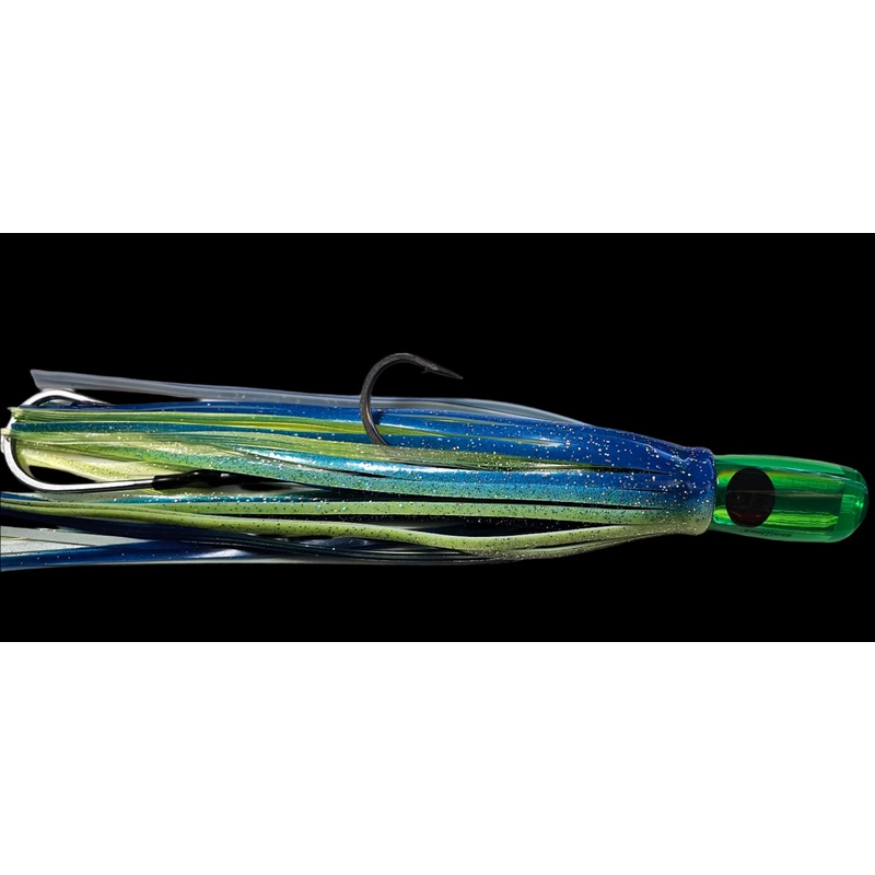 Dogfish Pelagic Punisher 14Inch Trolling Lure (Crystal Blue Head) BLACK BLUE PINK ORANGE YELLOW BODY
