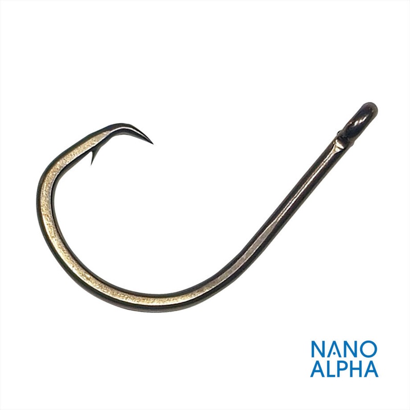 Gamakatsu Octopus Circle 4X Strong Straight Eye Inline Nano Alpha 4/0 6pk