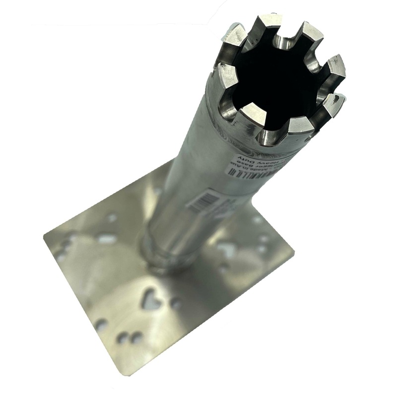 Hookem Universal Downrigger Base Heavy Duty 0 Degree 300mm Long