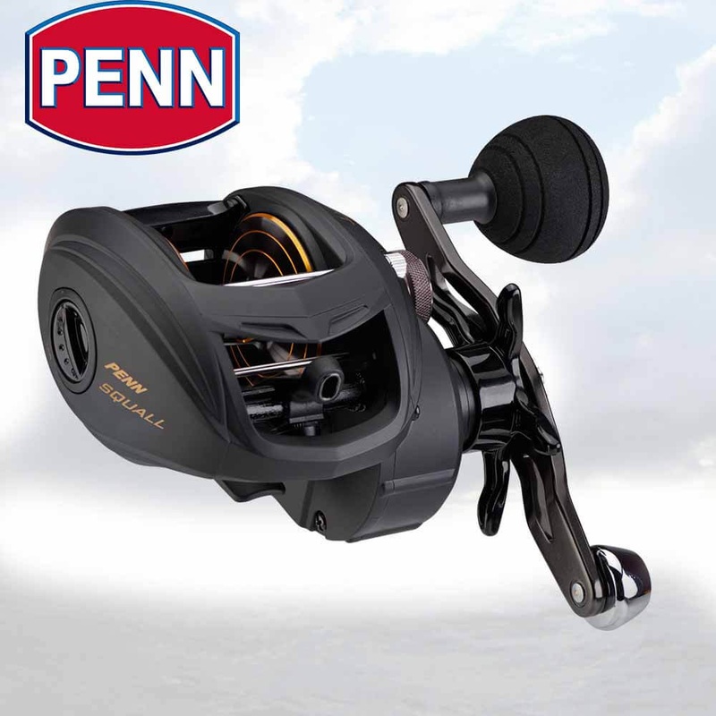 Penn Squall Low Profile Baitcasting Reel 200LP