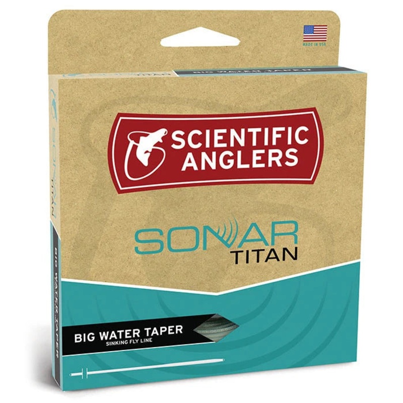 Scientific Anglers Sonar Titan Big Water Taper Fly Line Conch Tan/Surf WF350F/I 100lb 9-11wt