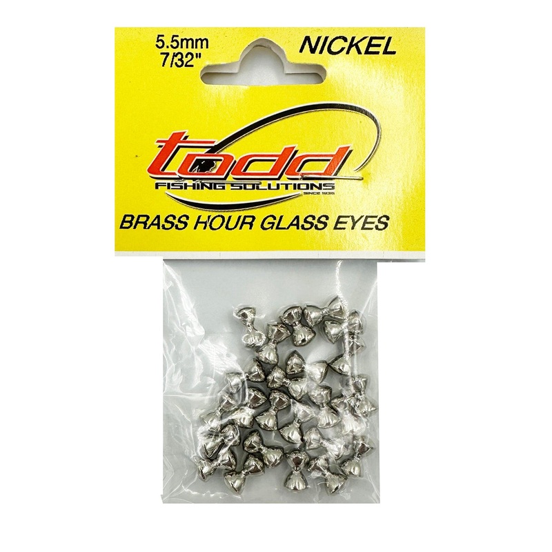 Todd Hourglass Eyes Brass Micro 2.4mm 3/32