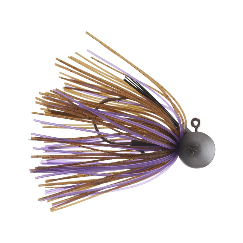 Keitech Tungsten Football Jig Brown Purple 008 1/4 oz