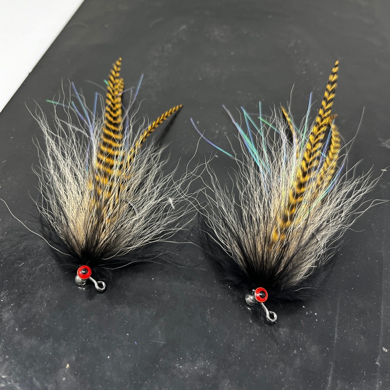 Narrow River Pig 3/0 Olive/Black