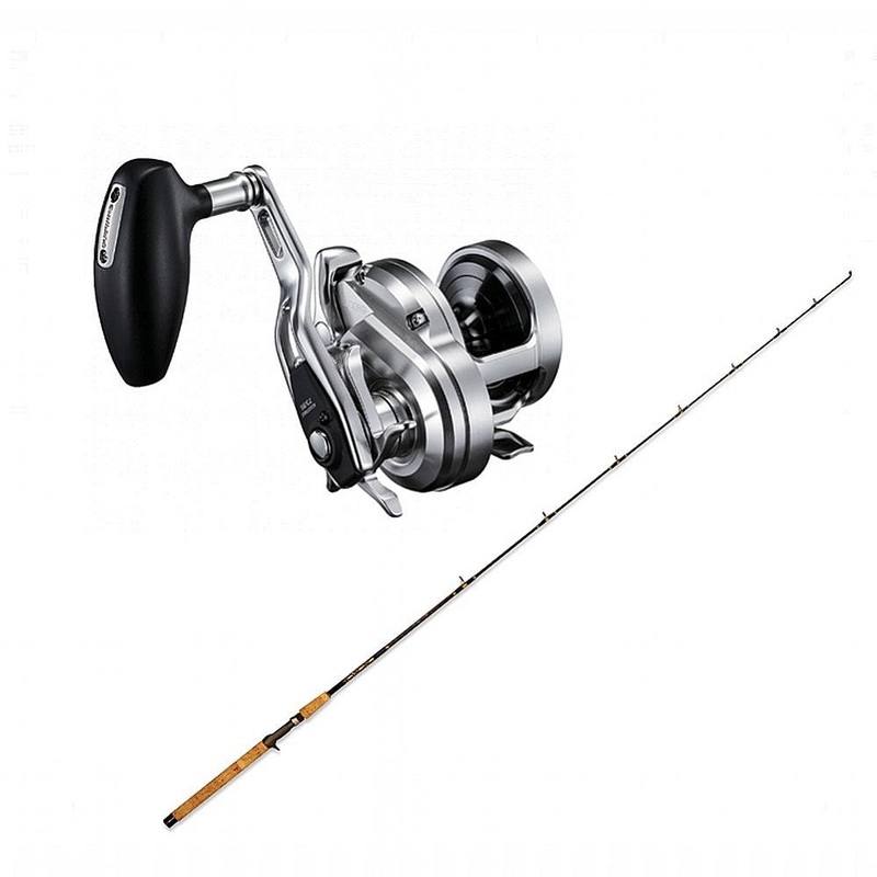 Shimano Ocea Jigger 2000NRPG with VJ 200G 6’6Inch CHAOS Gold Combo