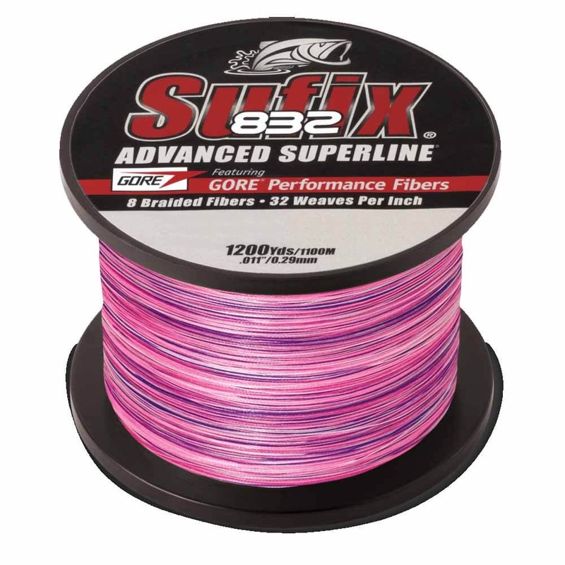 Sufix 832 Advanced Superline 1200Yds Sunrise Camo 20LB