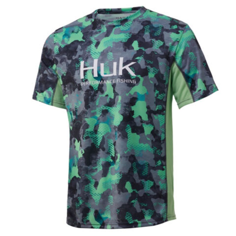 Huk Icon SS X KC Refraction Camo H1200286 Ice Boat (459) Small