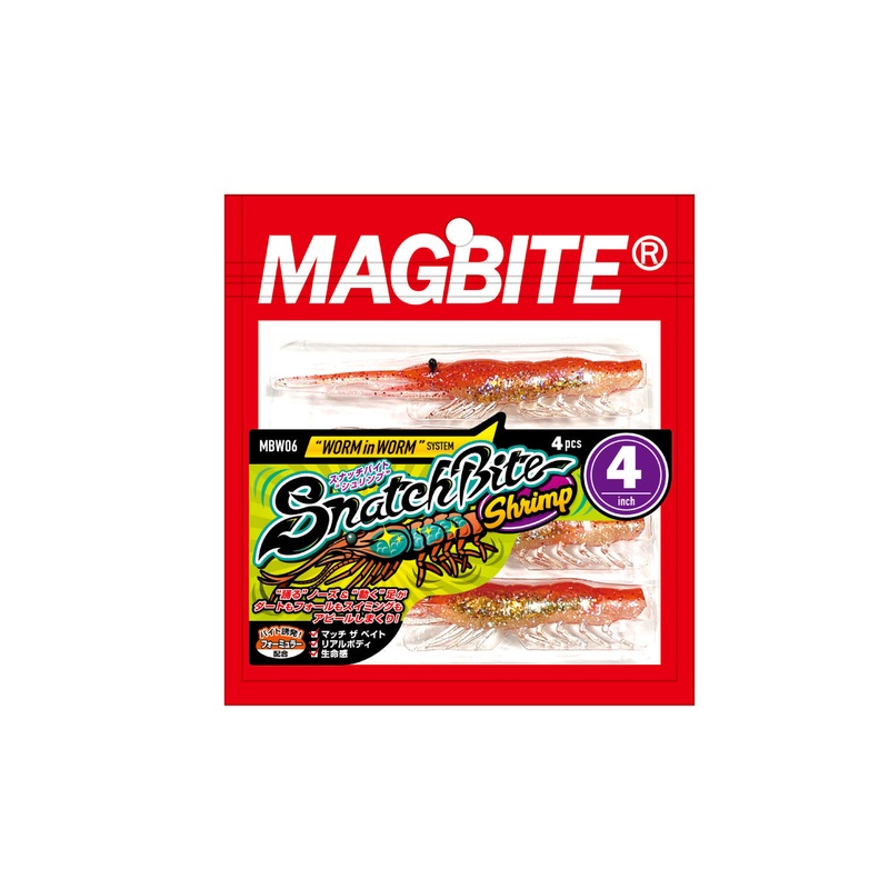 Magbite Snatch Bite Shrimp MBW06 2.5inch 2