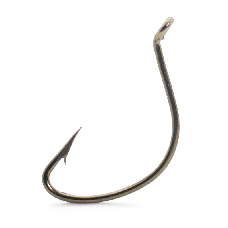 Mustad-Wide Gap Hook-Bronze SZ 1 10PK