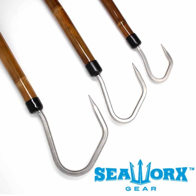 Seaworx Calcutta Bamboo Gaff 4FT HANDLE 3IN HOOK
