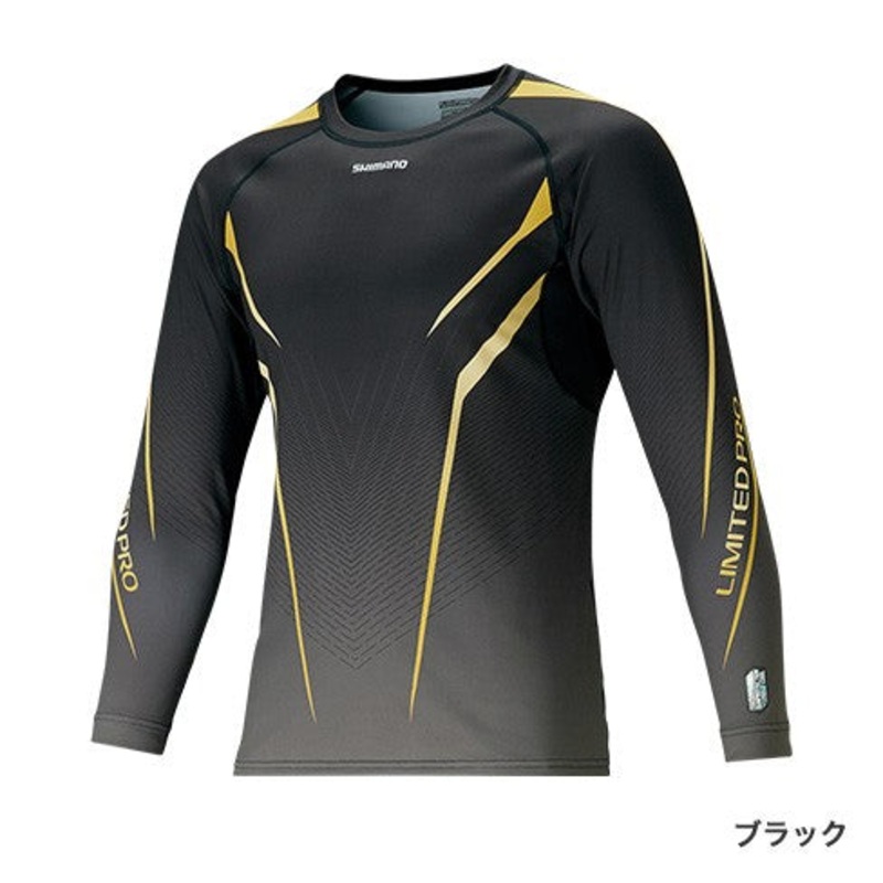 Shimano Limited Pro Sun Protection Cool Long Sleeve Shirt IN-071R M Limited Black