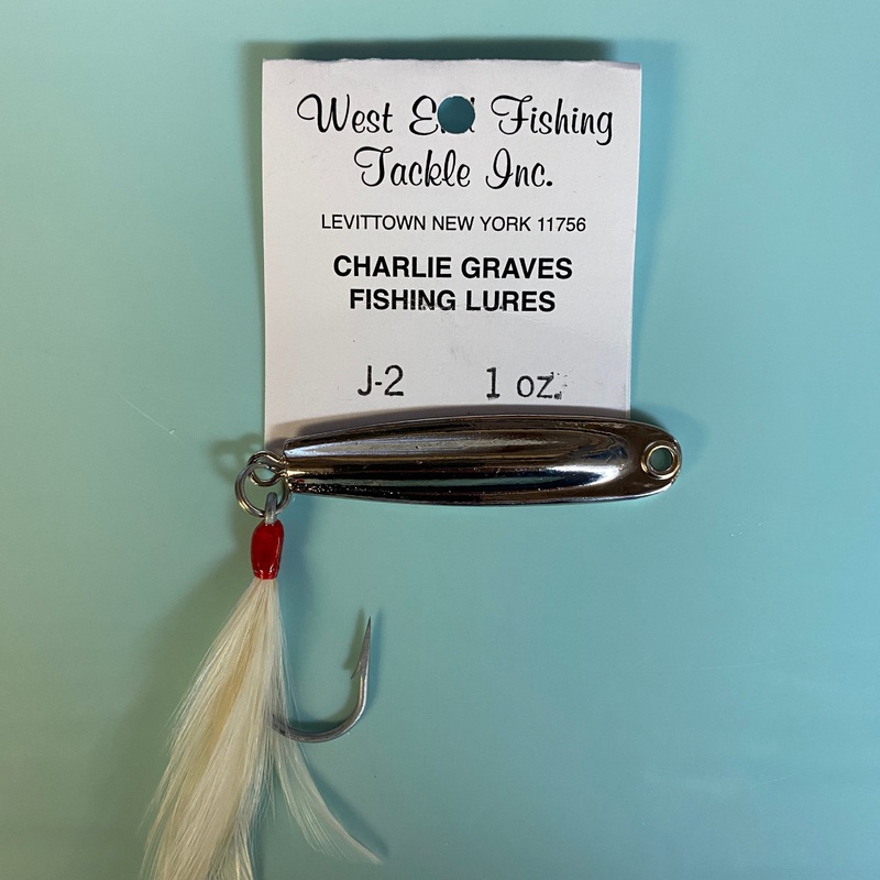 Charlie Graves Chrome Plated & Painted Lures J-2. 1 oz