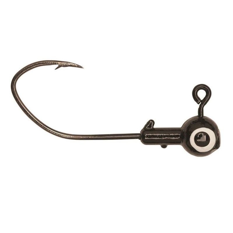 Eagle Claw Pro-V Ball Jighead Black 1/16oz