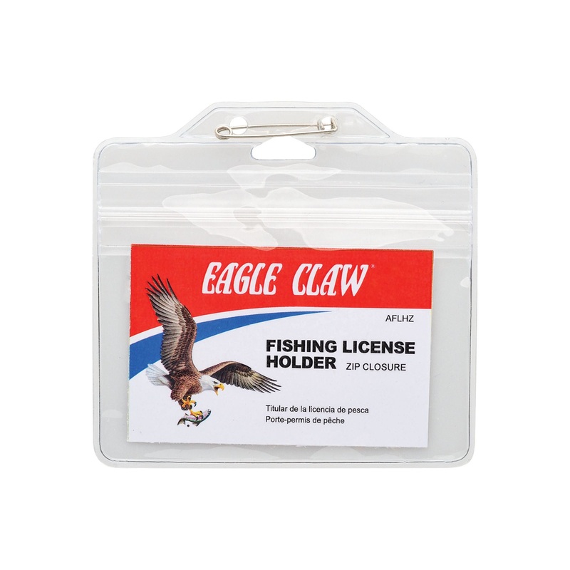 Fishing License Holder W/Zip Closure