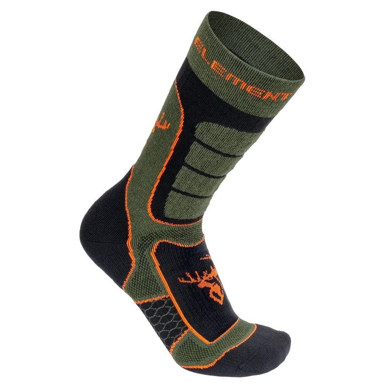 Hunters Element Apex Socks L 9-11.5 Forest Green