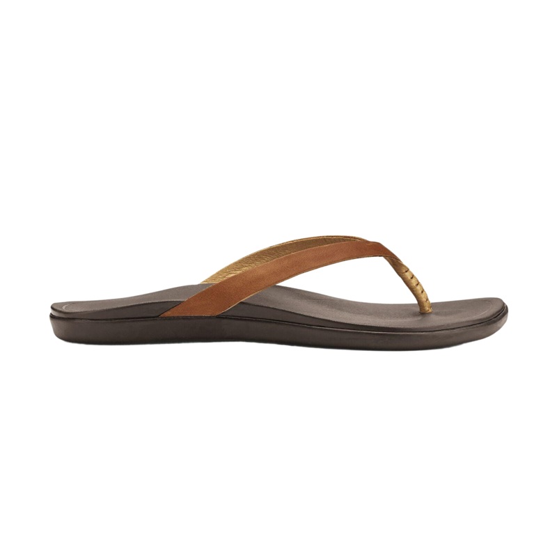 OluKai Womens Ho’Opio Sandals SAHARA/DKJAVA 5