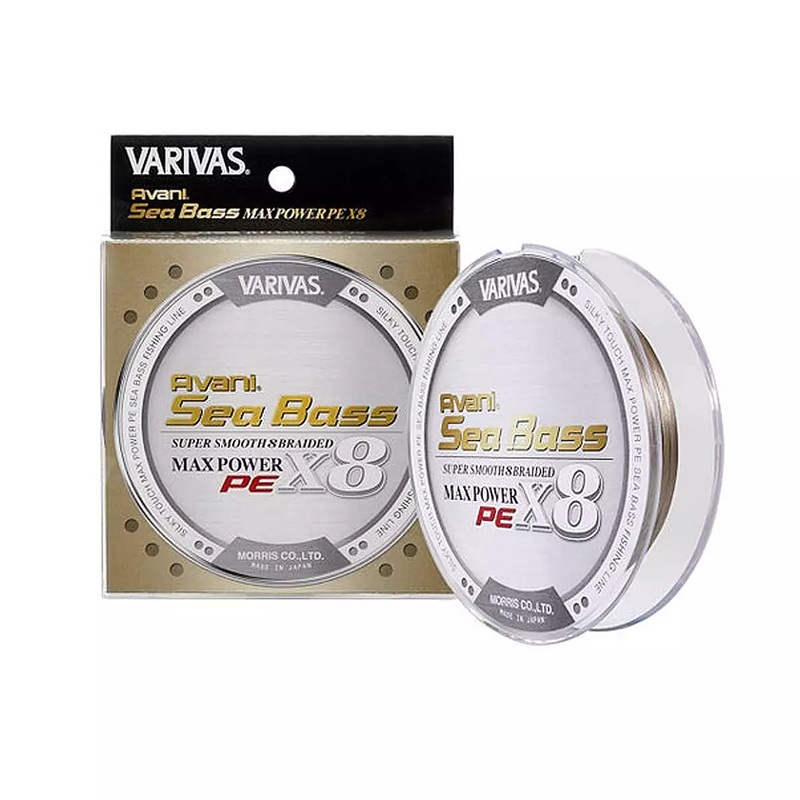 VARIVAS Avani SeaBass Max Power X8 Status Gold 150m #1.2-0.185mm-10.8kg