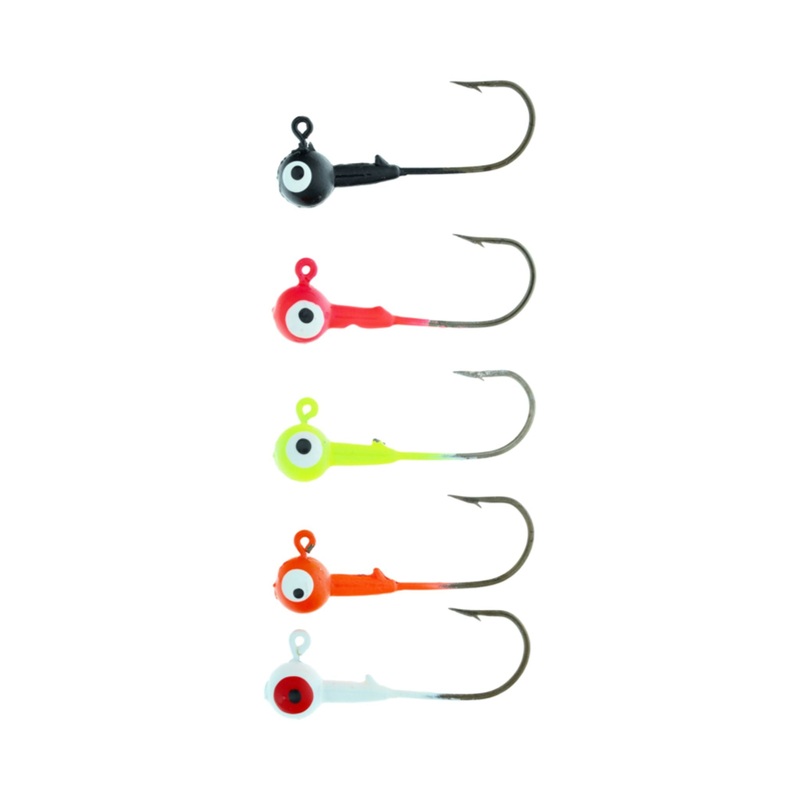 WBHX Eagle Claw Ball Head Jigs Value Pack 1/32 oz. Unpainted