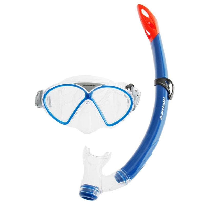 Mirage Comet Junior Kids Mask Snorkel Set Blue
