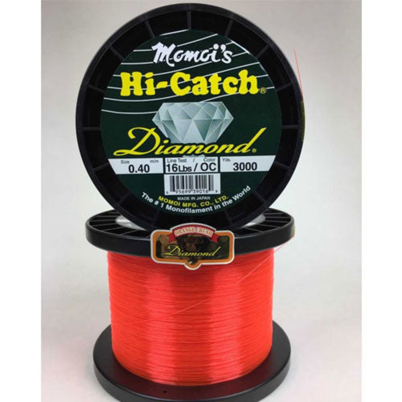Momoi’s Hi-Catch 3000yds Diamond Orange Crush Monofilament 16LB
