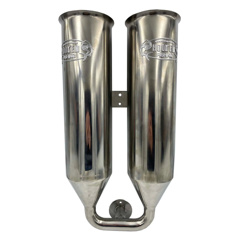 Hookem Double Live Bait Tube with Single Bend and Flange 4″ Diameter