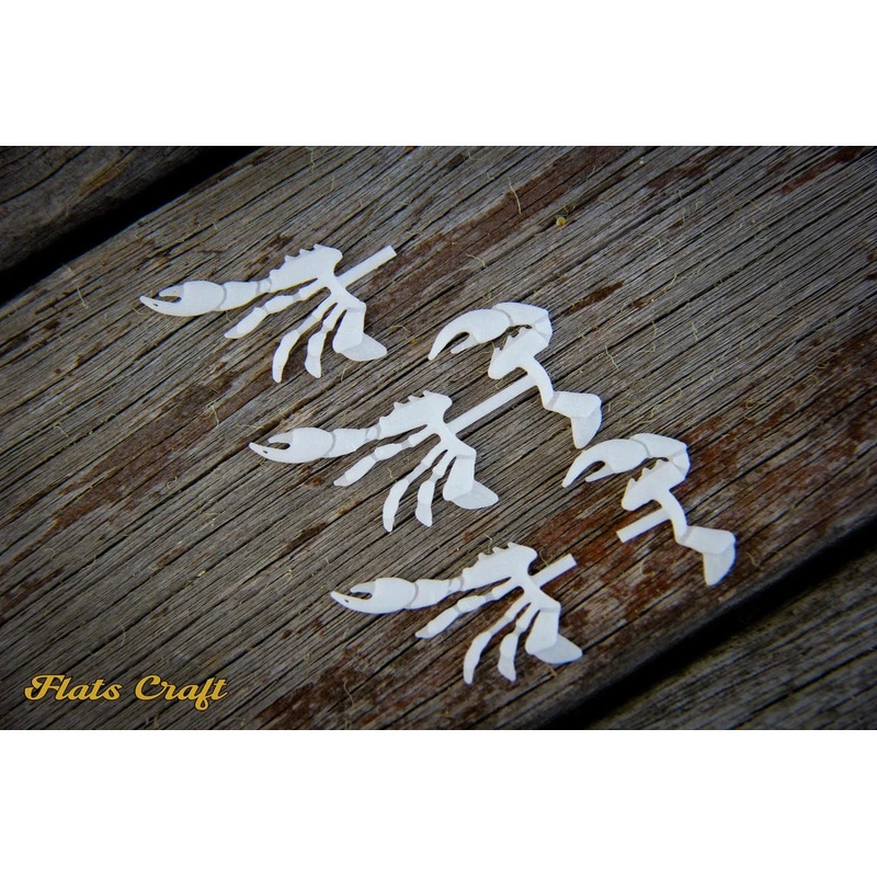 Flats Craft Split Crab Lite Pink Small