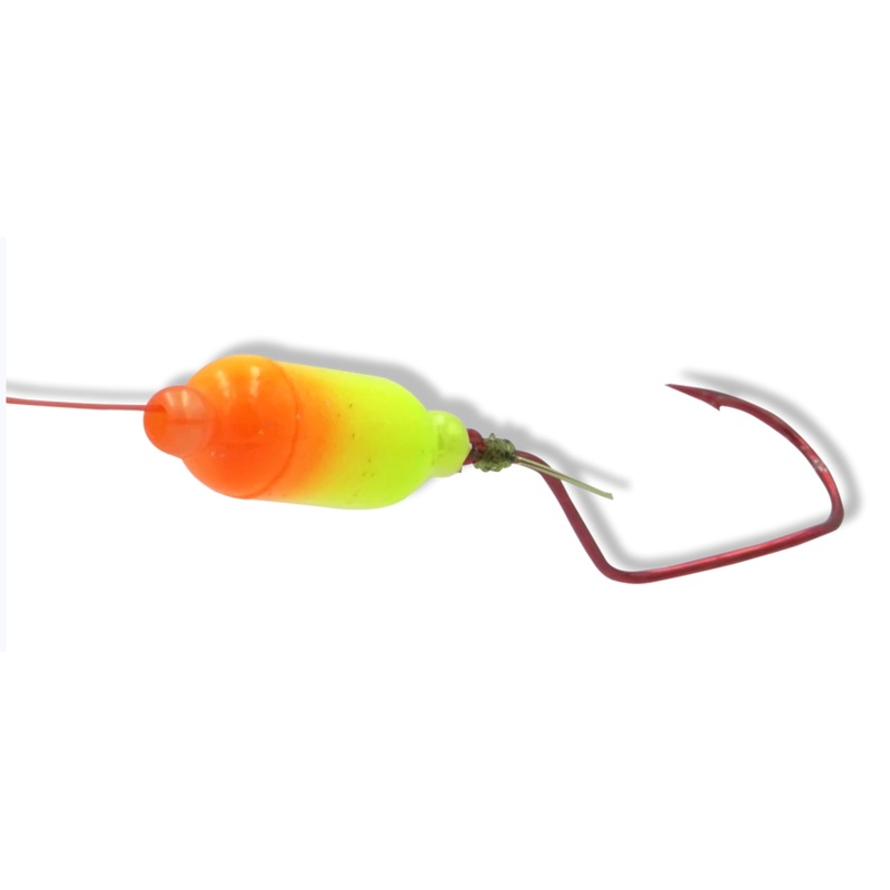 JB Lures Slow Death Floater Rig Chartreuse/Orange