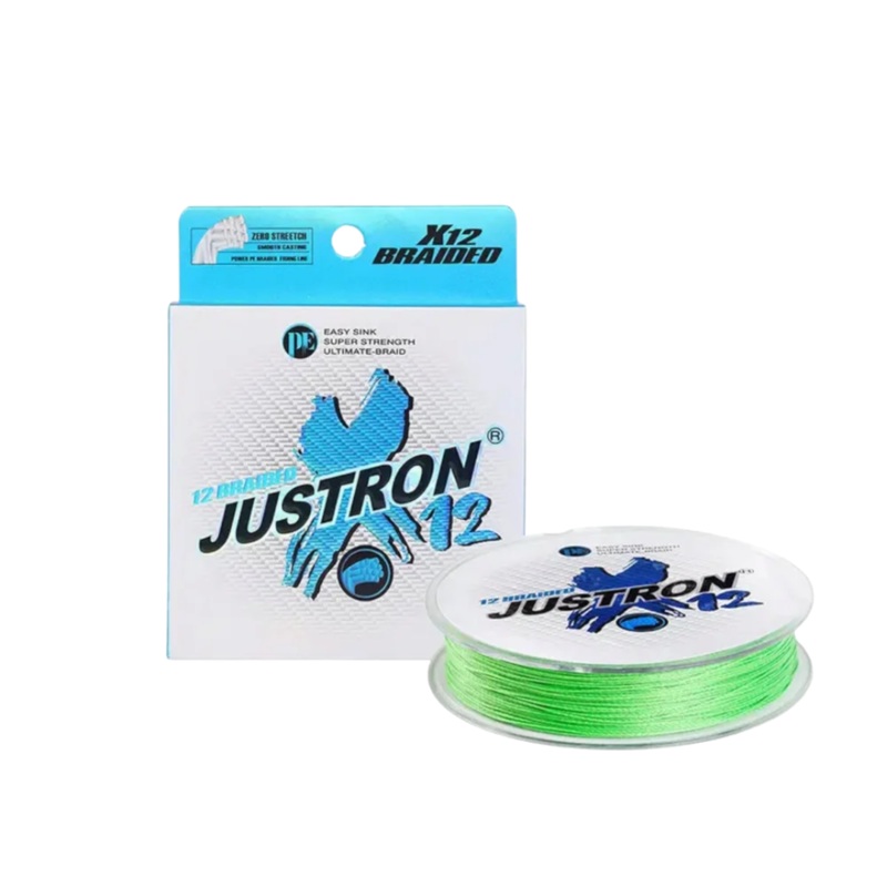 Justron 12x Braided Fishing Line  100m 28lb/0.18mm 100m