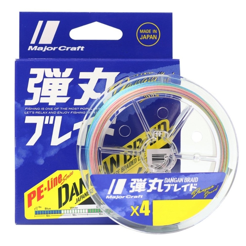 Mc Dangan X4 150M Multi Colour Braid PE0.6/12LB MULTI COLOUR