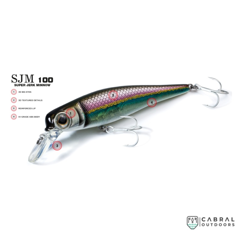Molix Super Jerk Minnow 100 | Size: 10 cm | 17g Lugano Shad(02)