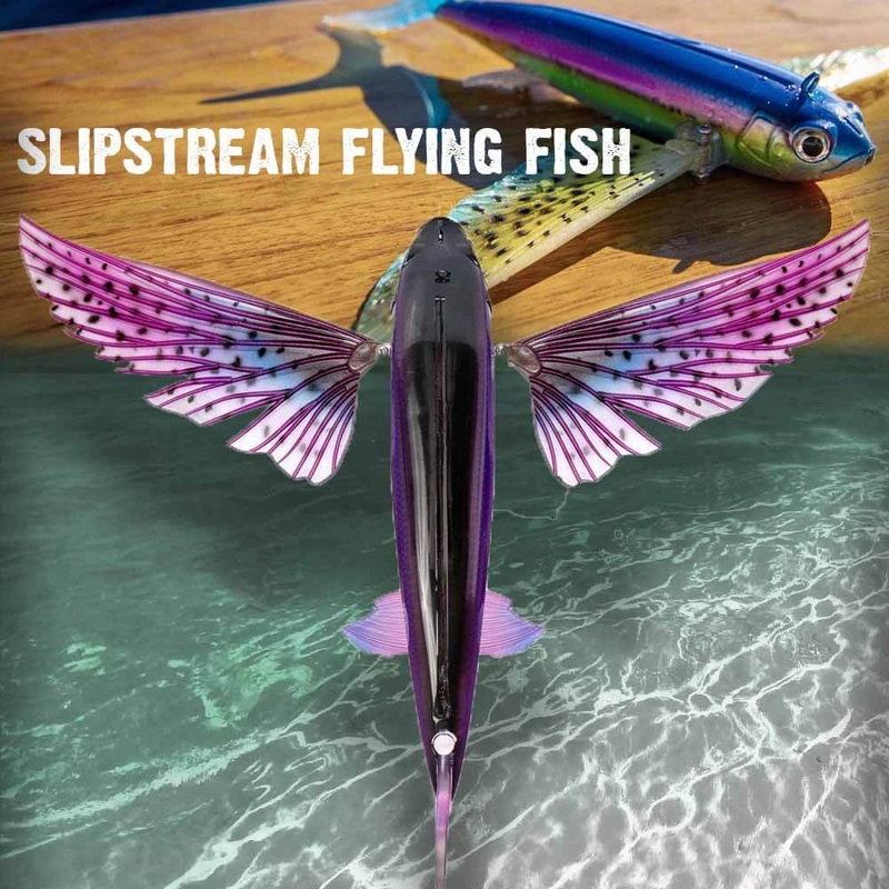Nomad Design Slipstream Flying Fish 200MM 8IN Lure LUMO GLOW