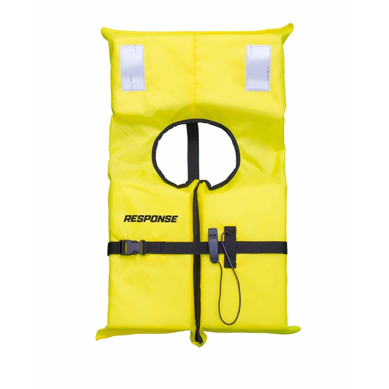 Response RS100A Level 100 Block Style Basic Life Jacket PFD Adult