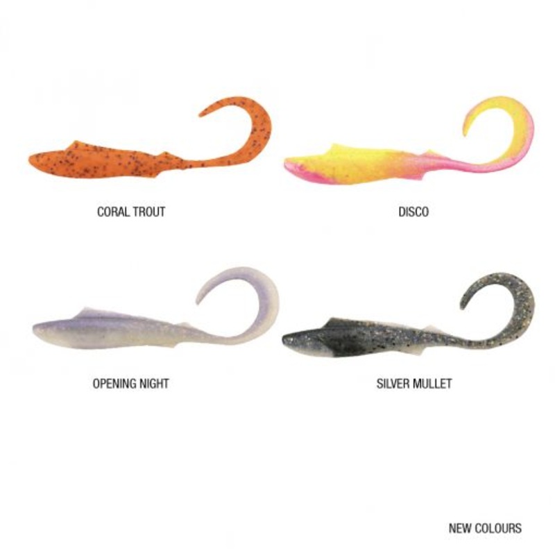 Berkley Gulp Alive Nemesis Soft Plastic Lure Bulk Value Tub 5 Inch Coral Trout