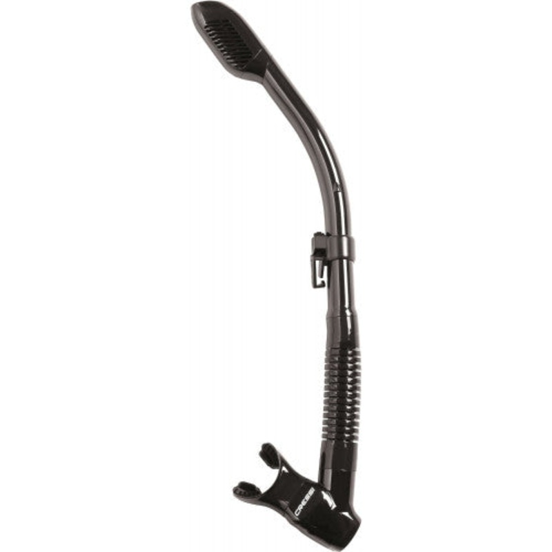 Cressi Dry Silicone Snorkel Black Tube Black